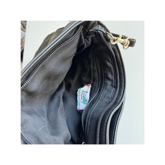 LADY MANHATTAN Designer Black Purse - Picture 4 of 6